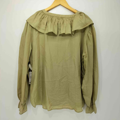 NEW YORK STUDIO 90S 総シルク フリルブラウス レディース import:M