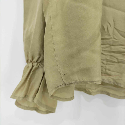 NEW YORK STUDIO 90S 総シルク フリルブラウス レディース import:M
