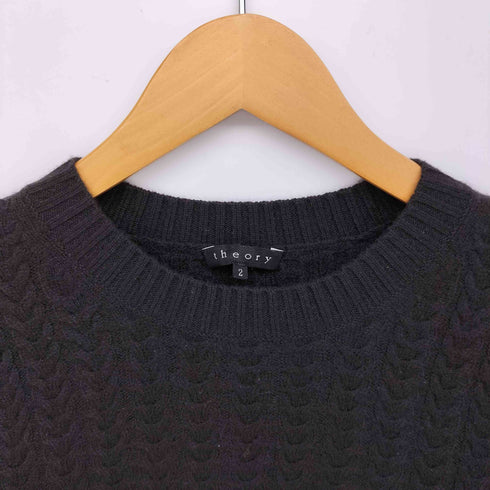 セオリー theory カシミヤ100 ケーブル編み ニット レディース JPN:2