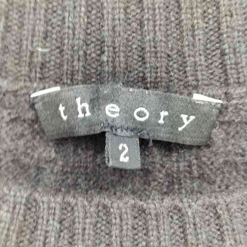 セオリー theory カシミヤ100 ケーブル編み ニット レディース JPN:2