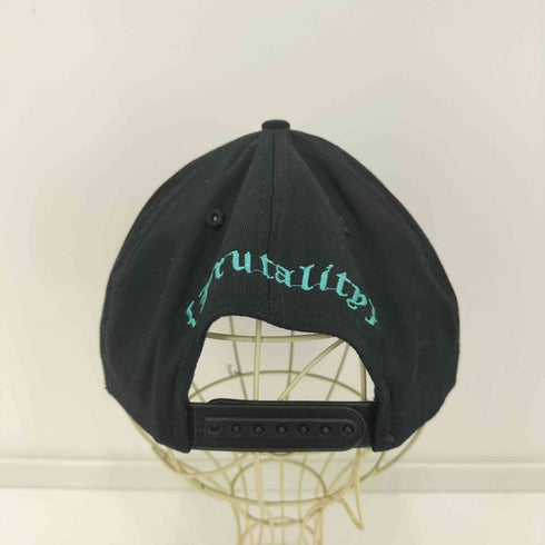 スラミング ブルータル デスメタル ロゴ 刺繍 スナップバック キャップ メンズ FREE