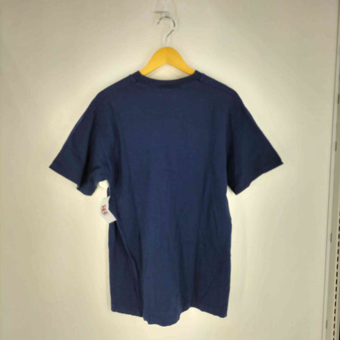 ハロッズ HARRODS 袖&裾シングル ロゴ刺繍 クルーネックTシャツ メンズ import:L