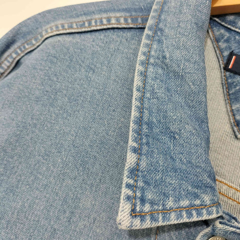 トミーヒルフィガー TOMMY HILFIGER ビッグシルエット デニム ジャケット メンズ import:XL