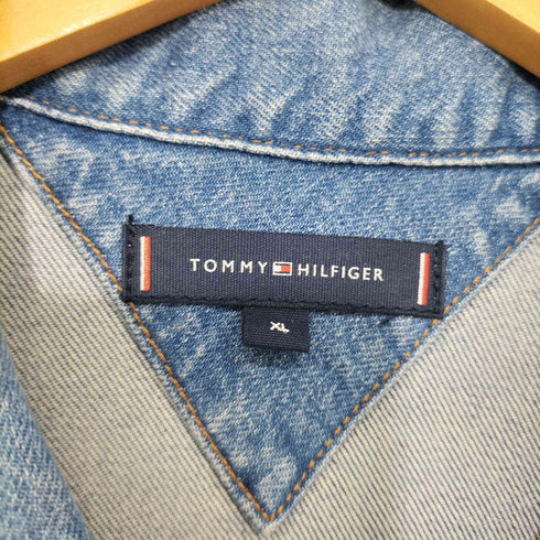 トミーヒルフィガー TOMMY HILFIGER ビッグシルエット デニム ジャケット メンズ import:XL