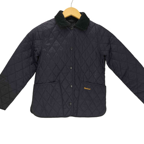 バブアー Barbour SHAPED LIDDESDALE シェイプ リデステイル 襟コーデュロイ キルティング ジャケット ロゴ 刺繍 レディース import:M