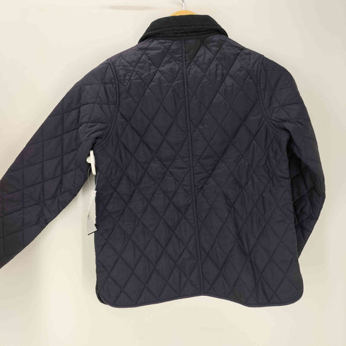 バブアー Barbour SHAPED LIDDESDALE シェイプ リデステイル 襟コーデュロイ キルティング ジャケット ロゴ 刺繍 レディース import:M