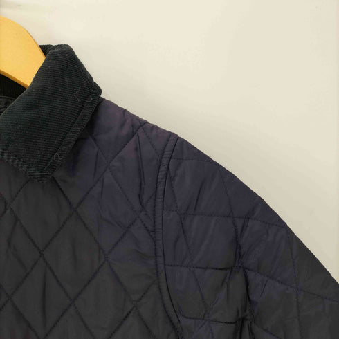 バブアー Barbour SHAPED LIDDESDALE シェイプ リデステイル 襟コーデュロイ キルティング ジャケット ロゴ 刺繍 レディース import:M