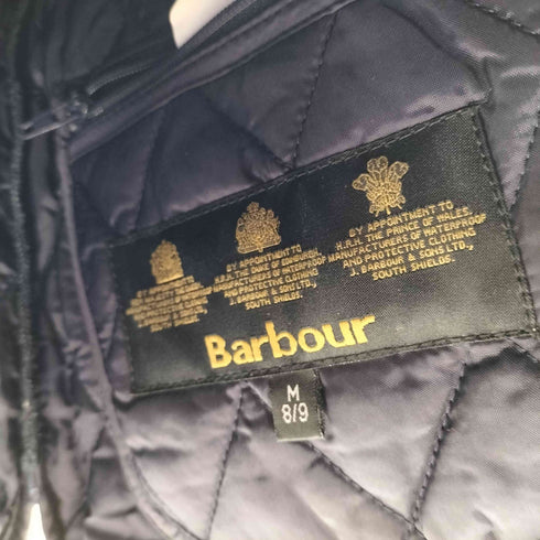 バブアー Barbour SHAPED LIDDESDALE シェイプ リデステイル 襟コーデュロイ キルティング ジャケット ロゴ 刺繍 レディース import:M