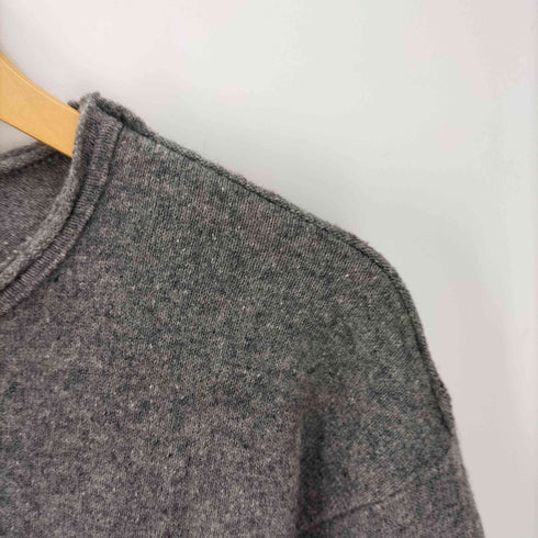コムデギャルソンオム COMME des GARCONS HOMME AD2003 製品洗い加工 切りっぱなし インサイドアウト ウール ナイロン ニット セーター メンズ JPN:M