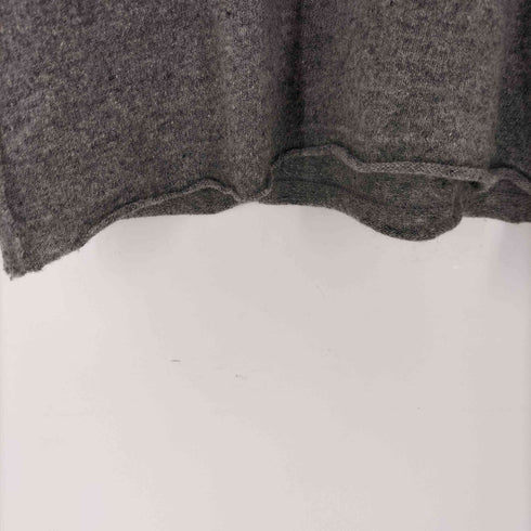 コムデギャルソンオム COMME des GARCONS HOMME AD2003 製品洗い加工 切りっぱなし インサイドアウト ウール ナイロン ニット セーター メンズ JPN:M