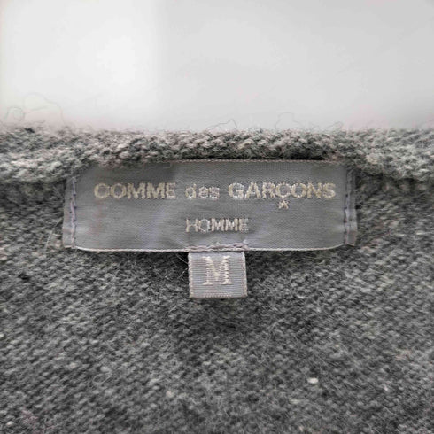 コムデギャルソンオム COMME des GARCONS HOMME AD2003 製品洗い加工 切りっぱなし インサイドアウト ウール ナイロン ニット セーター メンズ JPN:M