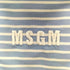 エムエスジーエム MSGM カットオフ ノースリーブ ストライプシャツ レディース EUR:40