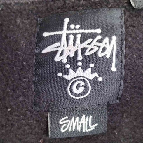 ステューシー Stussy フェルトロゴ 前Vガゼット クルーネックスウェット メンズ import:S