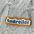 andreilee ケーブル編みチルデンニットセーター メンズ JPN:S