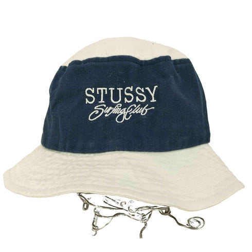 ステューシー Stussy Surfing Club ツートン バケットハット メンズ L/XL