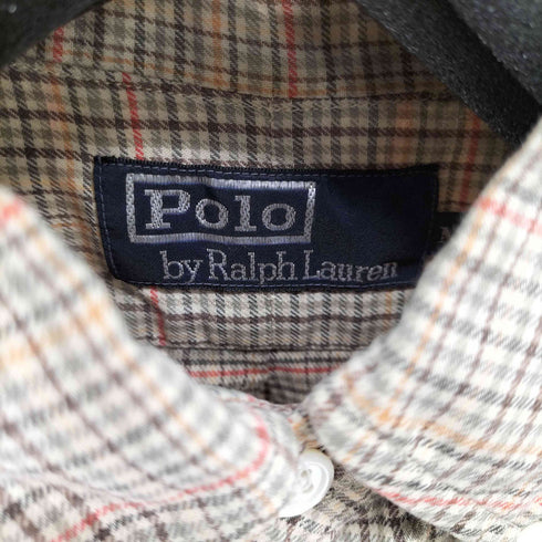 ポロバイラルフローレン Polo by RALPH LAUREN HAMILTON BD コットン チェック柄長袖シャツ メンズ JPN:M