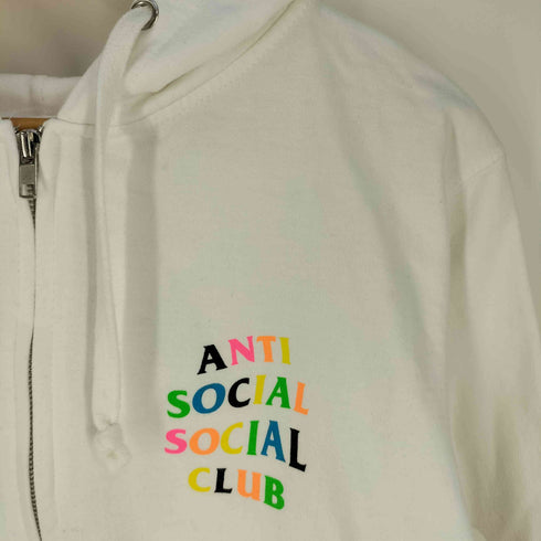アンチソーシャルソーシャルクラブ ANTI SOCIAL SOCIAL CLUB 両面プリント カラフルロゴ ジップアップパーカー メンズ import:S