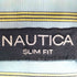 ノーティカ NAUTICA SLIM FIT WRINKLE RESISTANT L/Sストライプシャツ メンズ JPN:M