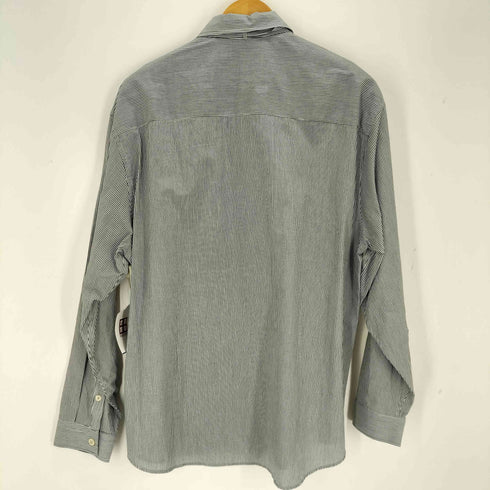 ザラ ZARA ボウタイ L/Sストライプシャツ メンズ import:M