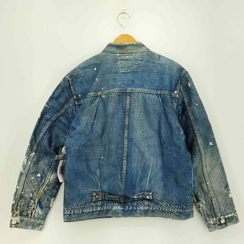 TOLQ Trompe L’oeil Printed Jacket 1950 Type-1 T-Back 転写 デニムジャケット メンズ 38