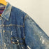 TOLQ Trompe L’oeil Printed Jacket 1950 Type-1 T-Back 転写 デニムジャケット メンズ 38