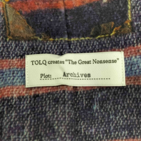 TOLQ Trompe L’oeil Printed Jacket 1950 Type-1 T-Back 転写 デニムジャケット メンズ 38