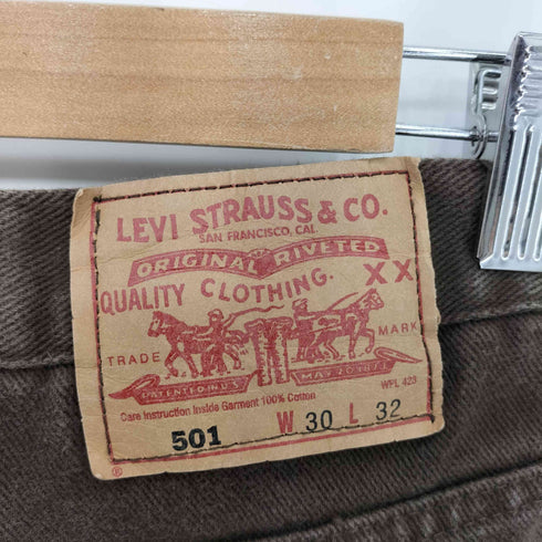リーバイス Levis 90s USA製 501 ボタン裏524刻印 ストレートデニム メンズ W30 L32