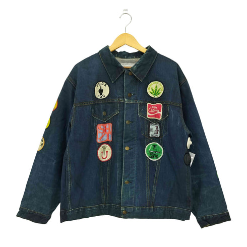 TOLQ Trompe L’oeil Printed Jacket Type-4 トロンプルイユ 転写 デニムジャケット メンズ 42