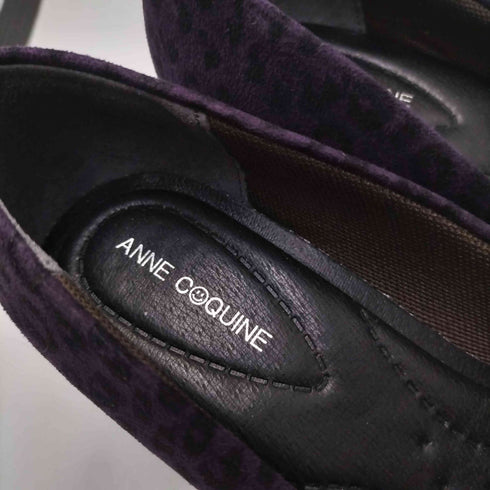 アンコキーヌ anne coquine レオパード ヒール パンプス レディース JPN:23.5