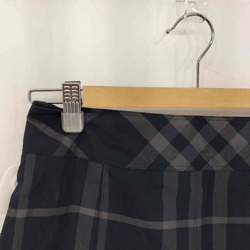 バーバリーロンドン BURBERRY LONDON ボックスプリーツ ノバチェックスカート レディース 38