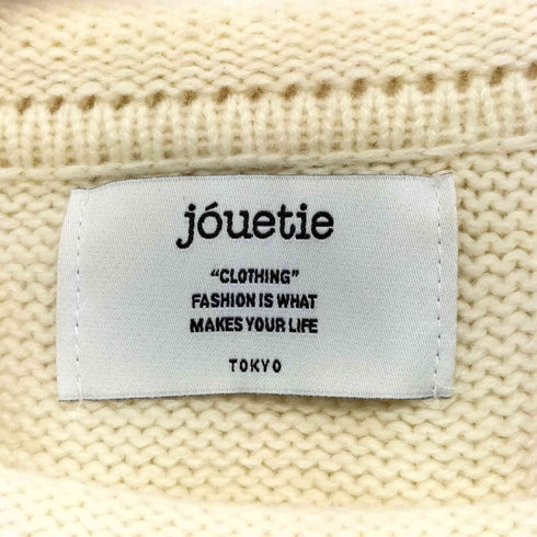 ジュエティ jouetie 24AW スターフリンジショートニット レディース JPN:M