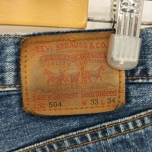 リーバイス Levis 00s 504 ボタン裏359刻印 ストレートデニム メンズ W33 L34