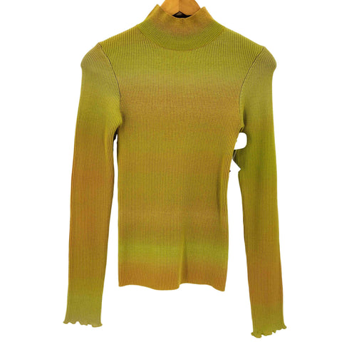 MECRE 22AW GRADATION BORDER HIGH NECK KNIT PULLOVER レディース FREE