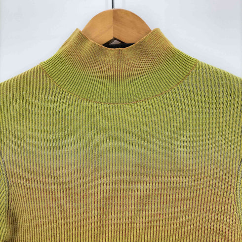 MECRE 22AW GRADATION BORDER HIGH NECK KNIT PULLOVER レディース FREE