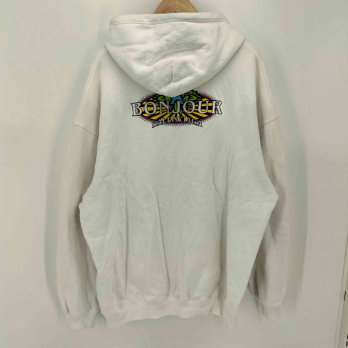 バレンシアガ BALENCIAGA 20SS Bonjour Logo Popover Hoodie メンズ import:L