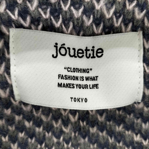 ジュエティ jouetie パターンモヘアライクルーズカーデ レディース JPN:M