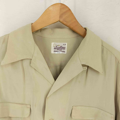 casablanca antique collection レーヨン オープンカラーシャツ メンズ FREE