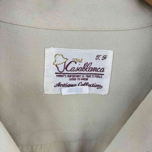 casablanca antique collection レーヨン オープンカラーシャツ メンズ FREE
