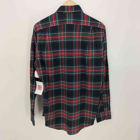 ポロラルフローレン POLO RALPH LAUREN ポニー 刺繍 タータン チェック カッタウェイ シャツ メンズ import:S
