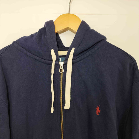 ポロバイラルフローレン Polo by RALPH LAUREN 90S インナーサーマル フルジップ パーカー メンズ import:XXL