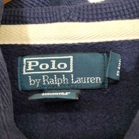ポロバイラルフローレン Polo by RALPH LAUREN 90S インナーサーマル フルジップ パーカー メンズ import:XXL