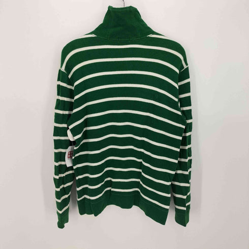 ポロラルフローレン POLO RALPH LAUREN ポニー 刺繍 ショールカラー ボーダー コットン ニット セーター メンズ import:XL