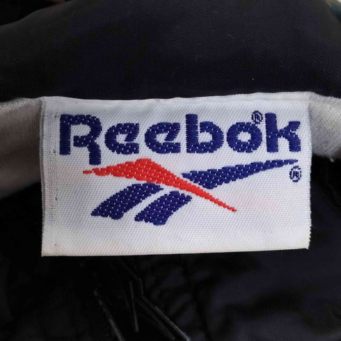 リーボック Reebok 90s ツートン ロゴ刺繍 ナイロンジャケット メンズ import:L