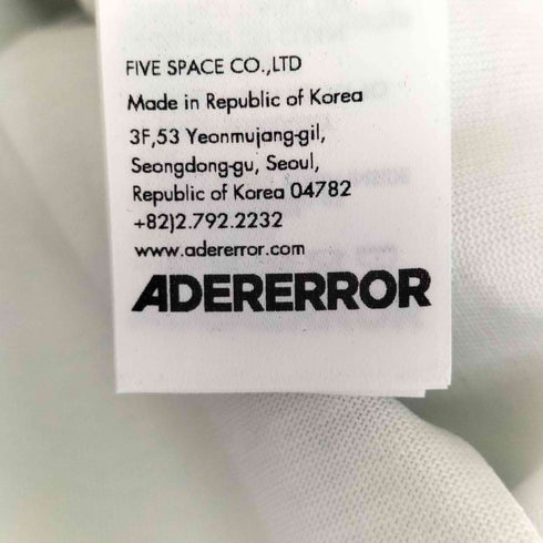アーダーエラー ADERERROR Nowia Tシャツ メンズ import:XL