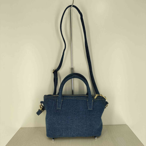 バーニーズニューヨーク BARNEYS NEWYORK インド製 2Way デニム ハンド ショルダーバッグ レディース