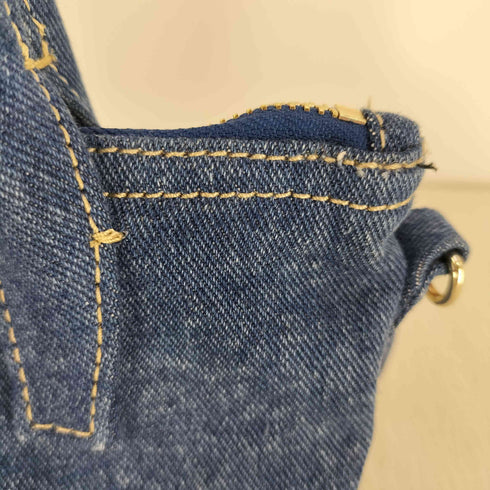 バーニーズニューヨーク BARNEYS NEWYORK インド製 2Way デニム ハンド ショルダーバッグ レディース