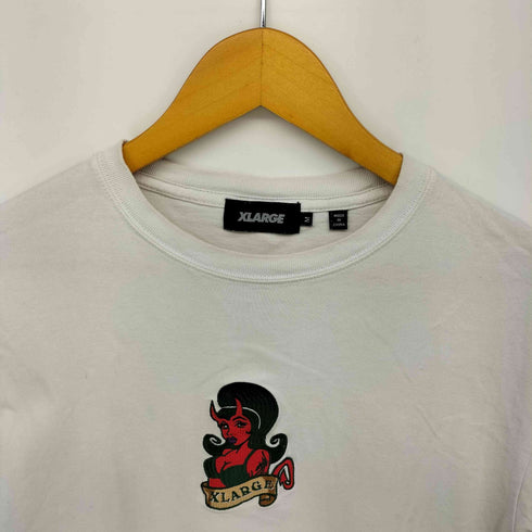 エクストララージ XLARGE 21SS S/S TEE DEVIL デビル 刺繍 S/S クルーネック Tシャツ メンズ JPN:M