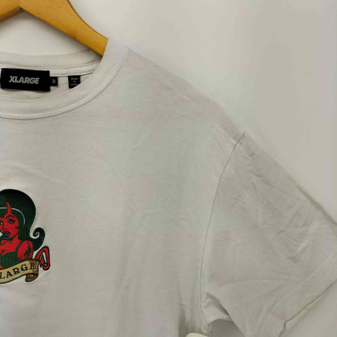エクストララージ XLARGE 21SS S/S TEE DEVIL デビル 刺繍 S/S クルーネック Tシャツ メンズ JPN:M