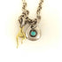 AG FACTORY あるじゃん Silver Necklace (M) K18 ターコイズ コンビトップ ネックレス メンズ
