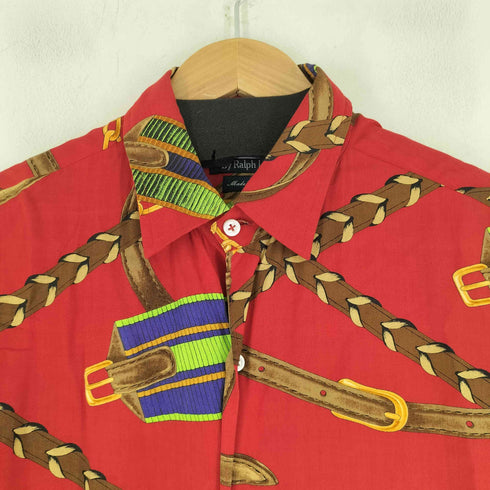ポロバイラルフローレン Polo by RALPH LAUREN 00S スカーフ柄 L/S シャツ メンズ M